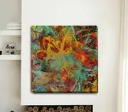 Abstract Stretched Canvas Print