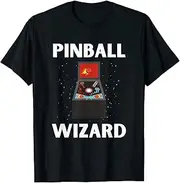 VidiAmazing Pinball Machine and Arcade Game Machine - Pinball Wizard ds1171 T-Shirt