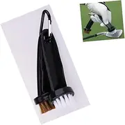 [BCOATH] Golf Club Cleaning Brush with PP and Wire Bristles Ergonomic Design for Efficient Cleaning for Avid Golfers Compact