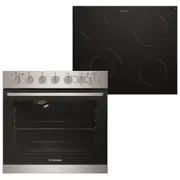 Westinghouse 60cm Multifunction Electric Oven with Ceramic Cooktop