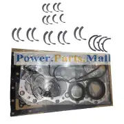 overhaul gasket kit & main conrod con rod bearing For Mitsubishi 4DR7 Engine
