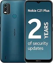 [Nokia] C21 Plus Smartphone with 6.5" HD+ Display, Toughened Glass, 2-Day Battery Life, 13MP Dual-Camera with HDR, Panorama & Beautification, Clean OS, 2 Years Security Updates, Dual-Sim - Cyan