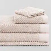 Sheridan Patterson Towel Range - Bath Sheet in Sand Cotton