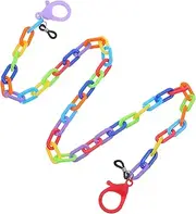 [BESTYASH] Cute Eyeglass Chain Beaded Glasses Chain with Clip for Kids and Adults Mask Lanyard Necklace Acrylic Cords Eyewear Strap Handmade Accessories