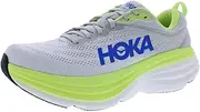 [HOKA] Bondi 8 Mens Shoes, Stardust/Lettuce, 9