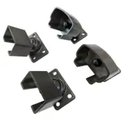 EZ Handrail Deck Stair Railing Bronze Aluminum Water Resist+Fastener Bracket Kit