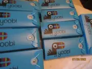 Yoobi Blue Plastic Pencil Case With Pencils Ruler Erasers Markers Sharpener LOT
