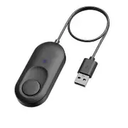 USB Mouse Jiggler, Undetectable Mouse Mover Automatic Simulato for Prevent Computer Laptop Screen Sleep Black