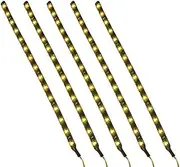 E Support 5Pcs Yellow 12v 15 Led 30cm Car Flexible Waterproof Underbody Light Strip Pack of 8