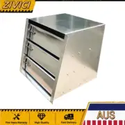 Full Aluminium Toolbox 3 Layer Slide Tools Drawers Draw Setup Storage Canopy