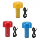 LED Desk Lamp Mushroom Design USB 3 Color Temperature Touch Table Light AU