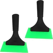 Beatifufu Car Detailing Tool Kit Auto Film Wrap Scraper Squeegee 2-Piece Set Gentle Surfaces Comfortable to Hold Handle