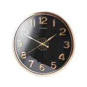 Minimalist Design Black Round Analog Wall Clock 46 cm