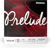 D'Addario Prelude Violin Single G String, 4/4 Scale, Medium Tension