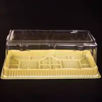 在飛比找蝦皮購物優惠-瑞士捲盒 蜂蜜蛋糕盒 食品盒 透明盒 食品透明盒 食品盒