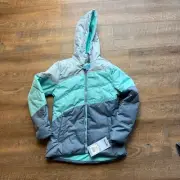NEW Girls Whales Tail Outerwear Snow Jacket Size 14/1 Water Wind prood