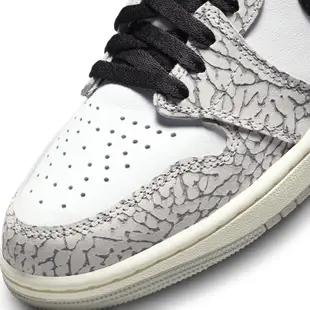 Air Jordan 1 休閒鞋 High OG White Cement W 爆裂紋 灰 女鞋 FD1437-052
