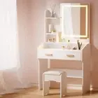 Doris Dressing Table with Stool