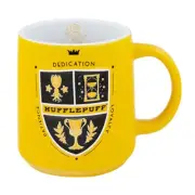 Universal Studios Harry Potter Hufflepuff Attributes Crest Coffee Mug