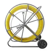 Fish Tape Fiberglass Reel Wire Cable Running Rod Duct Rodder Fishtape Puller New