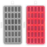 Pack of 2 Plastic Bobbin Storage Case Bobbin Boxes Thread Organizer Holds 60p...