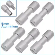 5pcs 5mm Aluminium Corby Bolt Knife Making Handle Rivet Fastener Screw Pin Shaft