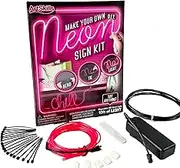 ArtSkills Make Your Own Neon Sign Kit, Pink Neon Lights for Bedroom Décor, Wall Décor, LED Flexible Light Strip for Custom Neon Signs