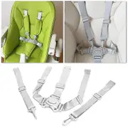 Baby Universal 5 Point Seat Belt High Chair Seat Belt Seat Belt For Stroller Stroller Child Stroller Children's Dining Chair