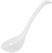 Cabilock Asian Porcelain Soup Ladle Spoon for Cooking Serving Ramen Pho Wontons More Reliable Kitchen Utensil for Home Dining Gatherings