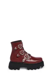 [Lamoda] Suppressed Emotions Combat Boots - Red