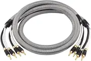 HiFi 7N OCC Banana Plug Speaker Cable(1Pair,1.5m)