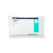 2 Pack Polyester Pillows - Low Profile, White