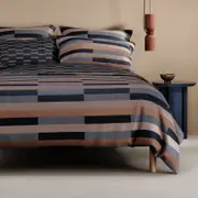 Sheridan Wylie Quilt Cover Set in Walnut Cotton