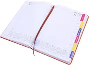 HAMPPLIES 2025 Schedule Academic Planner Convenient Daily Planner Day Planner Monthly Planner 2025 Planner Notebook Schedule Book Office Writing Notebook Planners Weekly Planner Orange