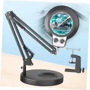 10X Magnifying Glass with Light Hands Free, 2025 New Upgrade Infinite Color