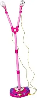 DRESSOOS Portable Microphone and Stand Interactive Karaoke Machine for Stylish Singing for Boys and Music Mic for Playtime Fun