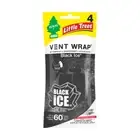 New LITTLE TREE VENT WRAP BLACK ICE - 4 Pack - CAR HOME OFFICE