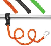 MOPHOEXII Kayak Paddle Leash Kayak Rod Leash Kayak Paddle Lanyard Stretchable Coiled Lanyard Leash Kayak Fishing Accessories for Kayak and Paddles