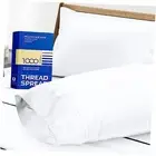 100% Egyptian Cotton Pillow Cases King - 1000 Thread Count White King Pillow