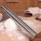 Steel Pizza Pie Kitchen Accessories Baking Tool Dough Roller Rolling Pin