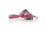 Doog Neoprene Dog Lead - Toto - Geometric Pink & Navy