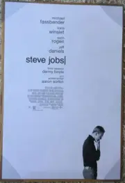 STEVE JOBS MOVIE POSTER 2 Sided ORIGINAL FINAL 27x40 MICHAEL FASSBENDER