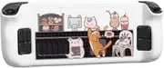 Kiloluv Hard PC Protective Case for Steam Deck, Full Body Cover Protector Case Shell, Anti-Slip & Scratch Case Compatible with Steam Deck (Kitty Bakery)
