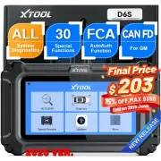 XTOOL D6S Car OBD2 Scanner Full System Diagnostic Tool 30+Services Free Update