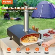 Outdoor Pizza Oven 12 Inch Portable Wood Pellet Charcoal Pizza Grill with Stone