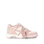 [Off-white] Off-white Out Of Office Leather Sneakers 37 IT WHITE/PINK