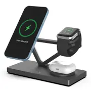 5 In 1 Magnetic Wireless Charger Stand Pad Light for iPhone 14 13 12 Apple Watch