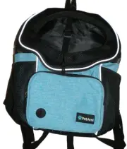 Medium up to 10 llbs Pet Carrier Backpack Front Cat Dog Carrier Head Out Blue
