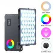 70° Spotlight RGB Video Light LED Camera Light with 4000mAh Rechargable Battery
