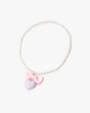 Multi Colour Love Heart Macaroon Necklace